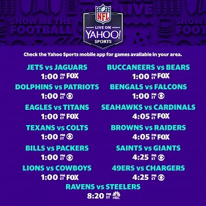Get your day goin’ with the tap of an app. 📱🏈 NFL Live On Yahoo Sports → https://yhoo.it/2Ohbznv | Yahoo Sports