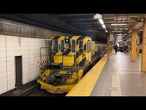 MTA New York City Subway Work Trains @ 36th Street On BMT Fourth Avenue Line (2/4/21)