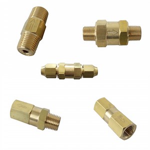 [Hot Item] Brass Instrument in Line Check Valve Spring Loaded Check Valve Non Return Valve Male Female 1/8 1/4 3/8 1/2 Bsp NPT Fitting