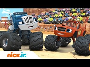 Blaze en de Monsterwielen | Team Blaze & Pickle racen! | Nick Jr. Nederland