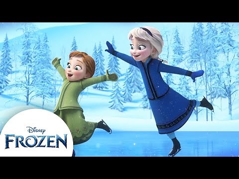 Anna & Elsa's Winter Wonderland | Build a Snowman, Ice Skate & More | Frozen