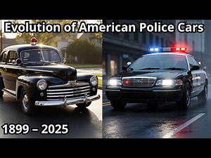 126 Years of American Police Cars Evolution — from 1899 to 2025 🚓🇺🇸