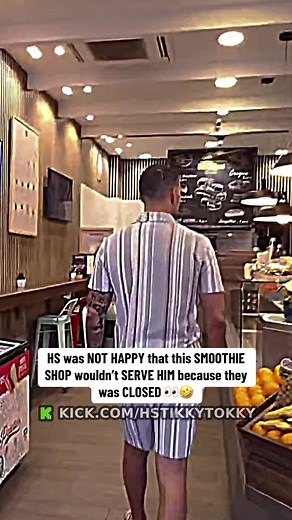 HS was NOT HAPPY that this SMOOTHIE SHOP wouldn’t SERVE HIM because they was CLOSED 👀🤣 #hstikkytokky