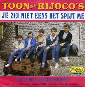 Toon En De Rijoco's - Je Zei Niet Eens Het Spijt Me