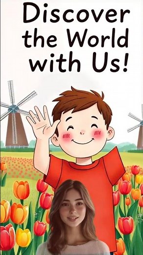 Discover the Netherlands for Kids – Windmills, Tulips & Fun Facts! 🌷🇳🇱 #kinderwissen