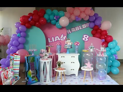 DECORACIÓN DE CUMPLEAÑOS DE ROBLOX