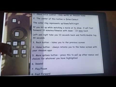 Amazon Fire TV Stick Remote Tutorial