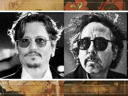 How did Tim Burton first meet Johnny Depp?