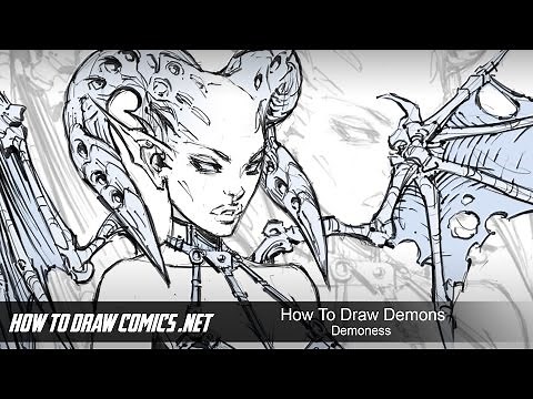How To Draw: DEMONS - Demoness