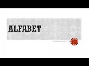 Engels - Alfabet