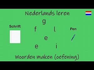 Nederlands leren; Woorden maken (oefening).