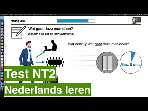 NT2 Test Nederlands lezen en schrijven 1.2 - A2 - Test Dutch reading and writing