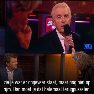 "Het was voor mij heel ontroerend. Mijn moeder is overleden, zij zou dit moeten zien zeg", aldus een ontroerde Matthijs van Nieuwkerk. | RTL Talkshow