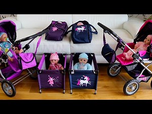 Doll Pram and Nursery Mega Set | Unboxing, Setup & Play with Baby Born & Baby Annabell