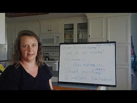 Learn Pennsylvania Dutch (Lesson #1)