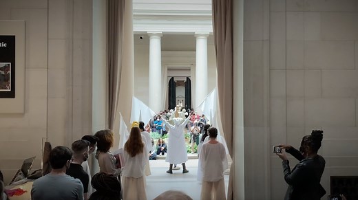 Spiritual, physical, emotional ✨✨✨ Introducing the first performance artwork commissioned by the National Gallery and the first-ever live performance of María Magdalena Campos-Pons’s “When We Gather.” María Magdalena Campos-Pons is known around the world as an exponent of the new Cuban art movement that arose in opposition to communist repression on the island. Her work, “When We Gather,” is an assembly of women artists celebrating the roles women have played in the progress of the United States