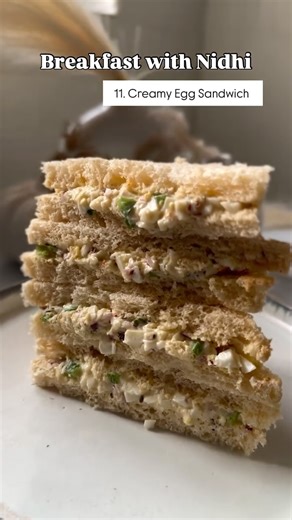 निधि राठौड़ | #BreakfastWithNidhi Ep.11 Creamy Egg Sandwich | Easy Sandwich recipe😋 ➡️ Use AGARO Eletric boiler to get perfectly hard boiled eggs and... | Instagram