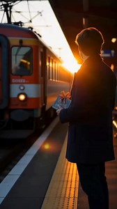 Hij stond op het perron en keek hoe de trein van zijn verleden langzaam uit het zicht verdween. Alles wat geweest was — vreugde, verdriet, fouten en overwinningen — bleef achter, net zoals de trein. Het verleden was voorbij en kon niet meer worden teruggehaald. Voor hem lag de toekomst, een onbekende horizon vol dromen en mogelijkheden. Hij wist niet wat er zou komen, maar voelde een zachte hoop en een stille nieuwsgierigheid naar wat nog zou gebeuren. Tegelijkertijd was er het heden. De zon op 