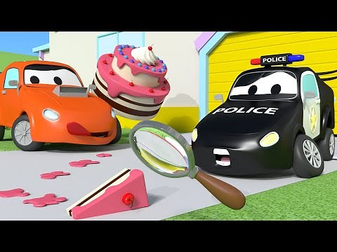 Auto patrouille Nederlands 🚓 De gestolen taarten 🚒 Autostad 🚓 politieauto cartoon voor kinderen