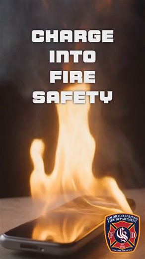 🔋🔥 Charge Into Fire Safety! 🔥🔋 October is Fire Prevention Month, and while many departments focus on just one week, your Colorado Springs Fire Department is dedicating the entire month to raising awareness. This year’s theme is all about lithium-ion battery safety — from phones and laptops to e-bikes and scooters, to electric vehicles, these powerful batteries are everywhere. But when not used or charged properly, they can pose serious fire risks. That’s why we’re taking the time to highligh