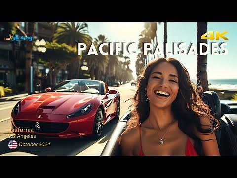 Exploring Pacific Palisades [4K] 🌴 California’s Coastal Gem 💎