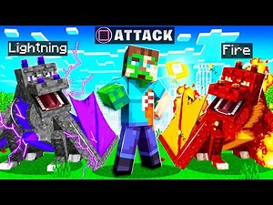 Taming ELEMENTAL DRAGONS in Minecraft!