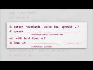 Nederlands leren spreken