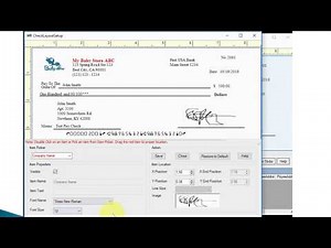 How to Customize the Check Layout