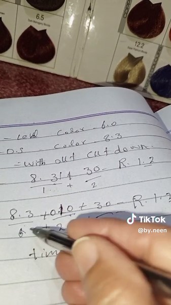 #how we hair colour 8.3#base color 6.0#with out cut down with 30 volume #by neen salon.