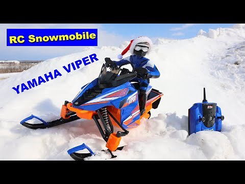 RC Snowmobile - Yamaha Viper on snow - Review - TopMaz Racing