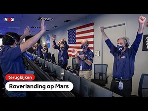 TERUGKIJKEN: landing van rover op Mars