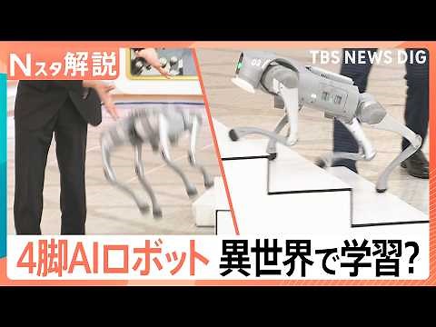 どういうこと？“異世界で学習”起き上がるAIロボット 10年後には店員も“客”も人型ロボットに？【Nスタ解説】｜TBS NEWS DIG