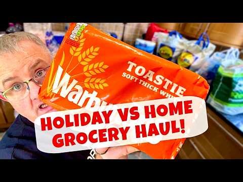 ** (HOLIDAY VS HOME) Grocery HAUL 🛍️ ** | is LIDL Better than ALDI?