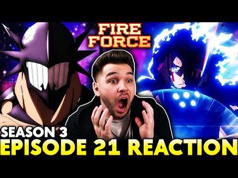 Arthur vs Dragon🔥| FIRE FORCE 3x21 REACTION!