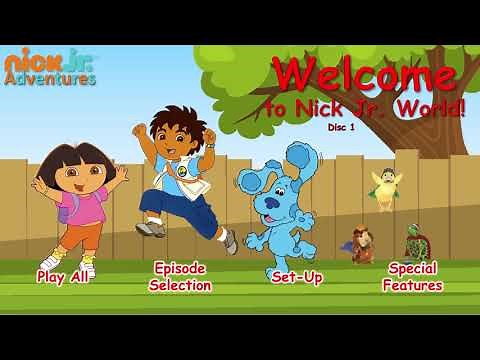 Welcome to Nick Jr. World! DVD Menus