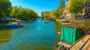 Amsterdam Street Walk – City Walking Tour in the Netherlands 4K