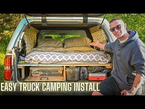 EASY truck camping install! - Start to Finish