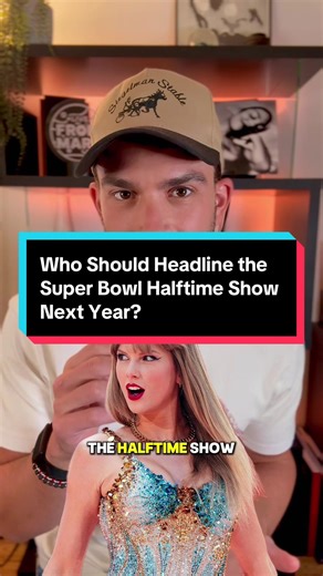 Who do you think should headline the Super Bowl Halftime Show in 2027? I have a few picks from Taylor Swift to Miley Cyrus to P!nk to Justin Bieber, Drake, Sabrina Carpenter, Billie Eilish, and more. Drop a comment with your choice! #superbowl #halftimeshow #taylorswift #badbunny #livemusic