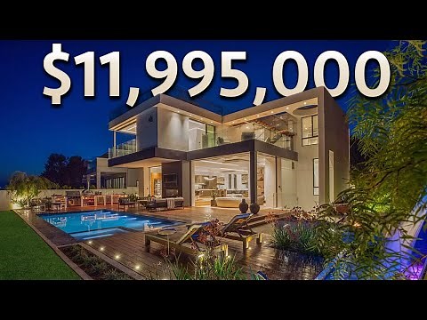 Inside a $11,995,000 Pacific Palisades Modern Home with Ocean Views