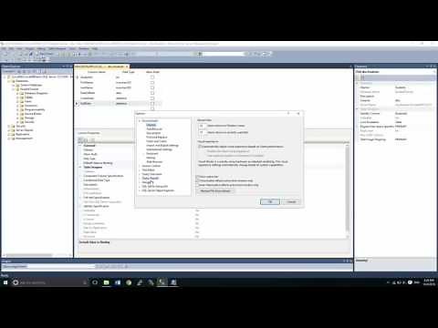 Microsoft SQL Server Management Studio Part 3 - Create Tables