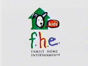 F.H.E. Family Home Entertainment Kids & Artisan Home Entertainment Logo