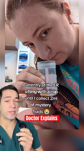 What’s coming out of her nose?!