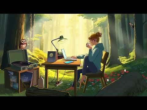 Generative Lo-fi Music for Focus & Study | Calm Forest YouTube Room | 8 Hour