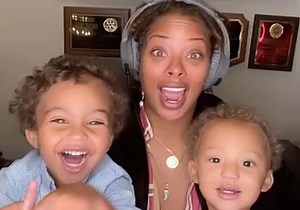 Yesterday morning with my children 🌻🌻🌻 | Eva Marcille