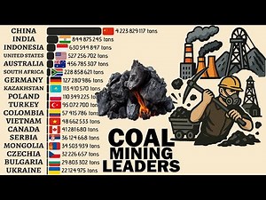 Top Coal Producing Countries (1970–2025) 🔥⛏️