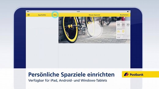 Kennen Sie schon unsere kostenlose App "Postbank Finanzassistent"? Damit managen Sie Ihre Finanzen jederzeit und von überall auf Ihrem mobilen Endgerät. Überweisen Sie z.B. mittels Spracheingabe und geben Sie die Transaktion per Fingerabdruck frei. Problemlos können Sie Ihre Kontoumsätze checken, Gutschein-Codes kaufen oder Ihr Prepaidhandyguthaben aufladen u.v.m.. Mehr Infos auch unter: www.postbank.de/finanzassistent [klp] | Postbank