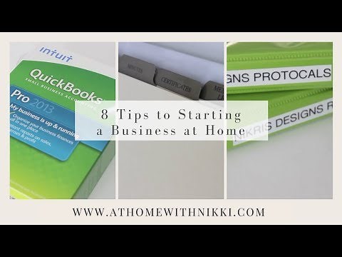 HOME-BASED BUSINESS: 8 Tips To Starting A Business At Home