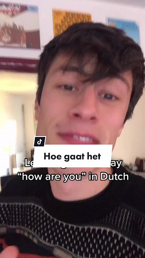 Learning How to Say “How Are You” in Dutch