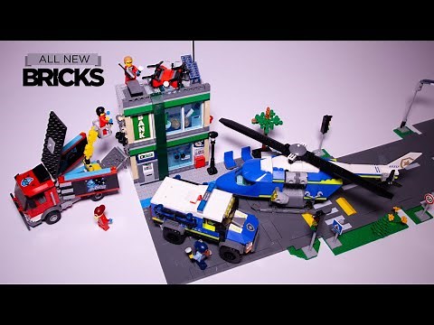Lego City 60317 Police Chase at the Bank Speed Build