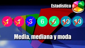 Mediana, mediana y moda, ejemplos y ejercicios | Matemóvil